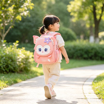 幼儿园入学儿童书包可爱女孩2026新款宝宝小班粉色高颜值轻便书包