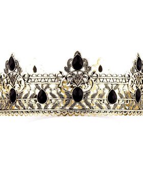 复古巴洛克男士合金大皇宫高级感奢华整圆头饰生日派对新娘皇冠