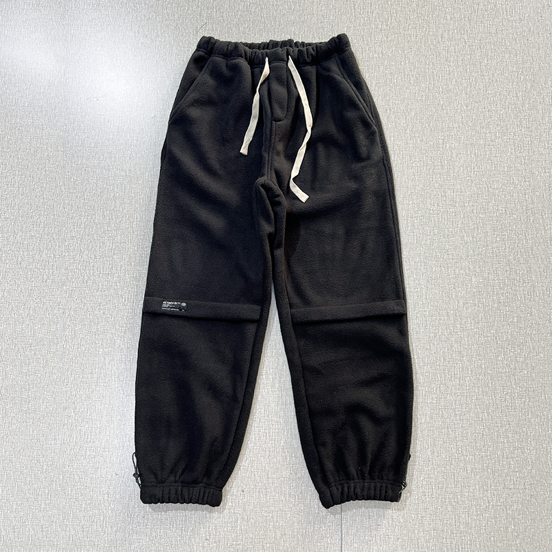 轻便起热保暖摇粒绒束脚休闲长裤