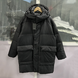 原单！冬款加厚中长款防寒保暖棉袄加大码休闲面包棉服男防风防水