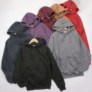 百搭外套男装 磨毛不起球 套头衫 加绒连帽光板卫衣宽松大码 春秋款