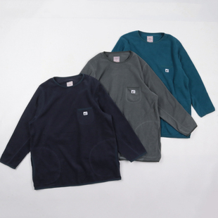 秋冬季舒适居家服保暖纯色套头宽松休闲胖大码圆领打底七分袖外贸