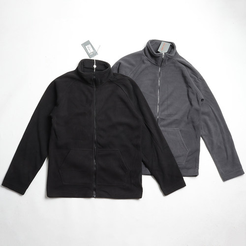 自发热抓绒衣秋冬款拉链衫