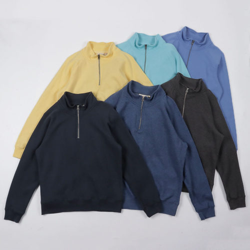 加绒保暖日常休闲半拉链