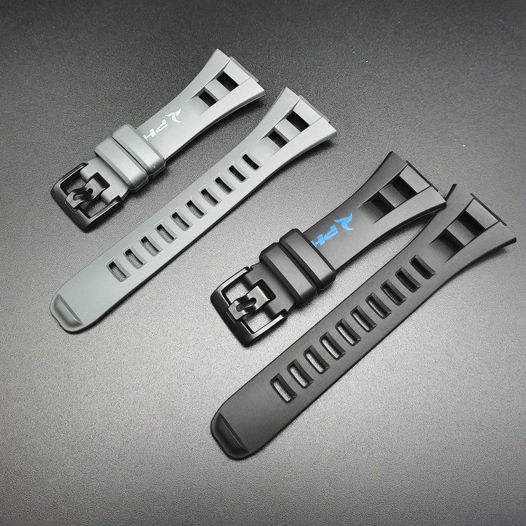 卡西欧g-shock原装手表树脂针扣表带stw-1000