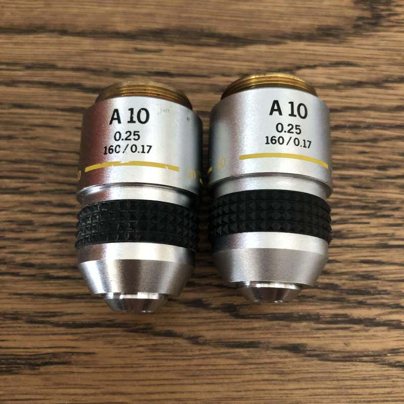 亚辉 olympus奥林巴斯a10x/0.25显微镜物镜 成色新