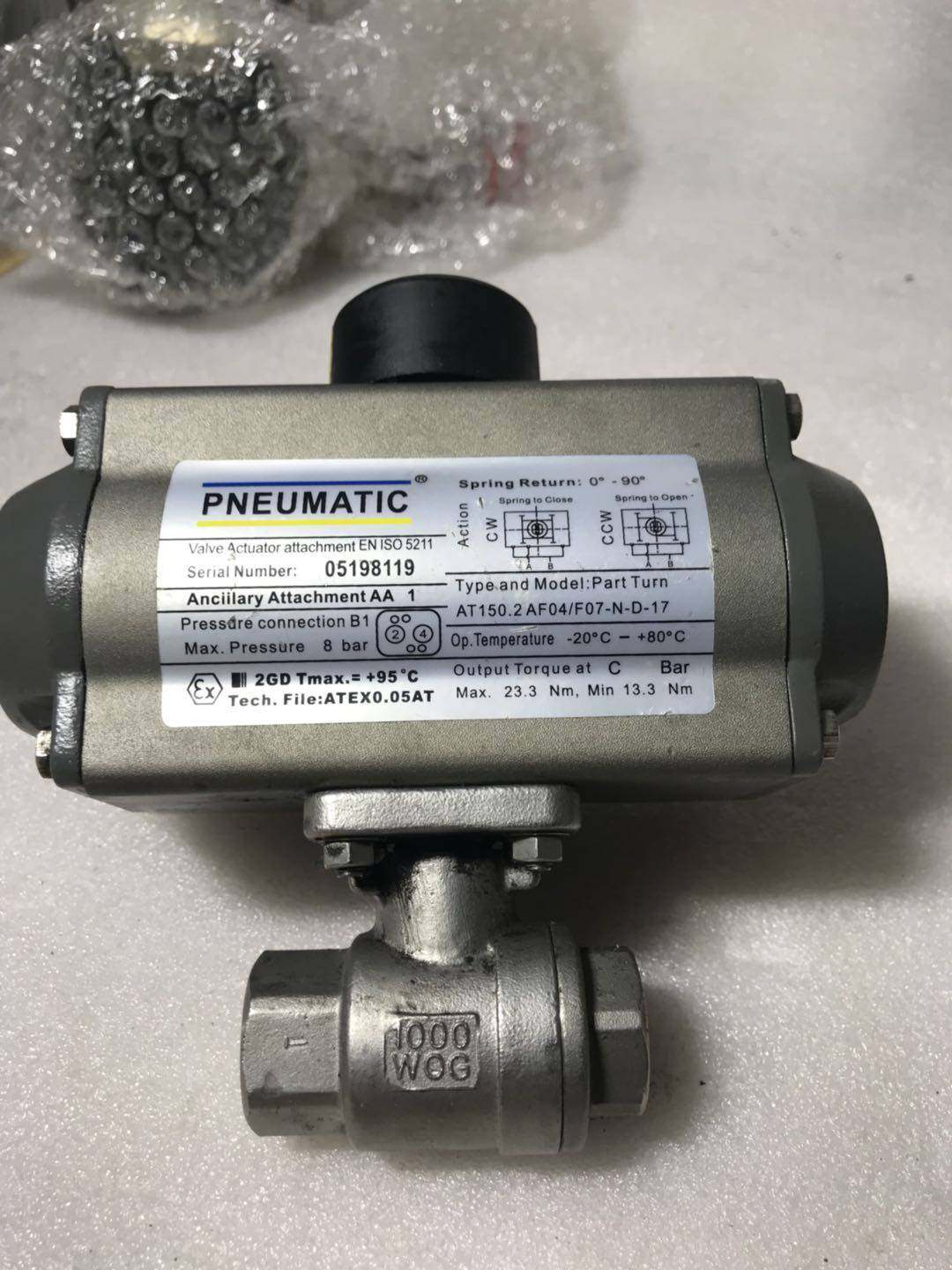 pneumatic valve 05198119 model:at150.2af04/f07-n-d-17