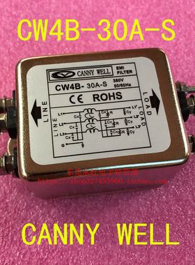 台湾CANNY WELL EMI电源滤波器 CW4B-30A-S 三相380V30A输入专用