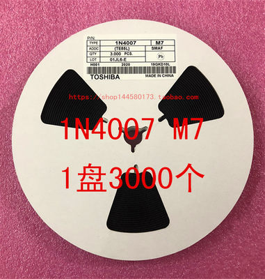 M7F SMAF 1A 1000V 贴片整流二极管 超薄贴片 1N4007F 1盘3K=49元