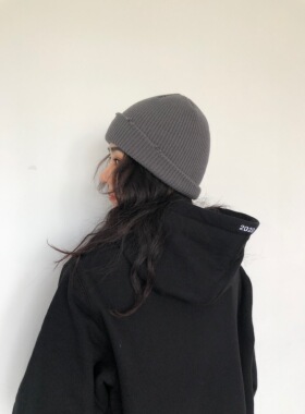 街头风破洞个性男女百搭针织帽