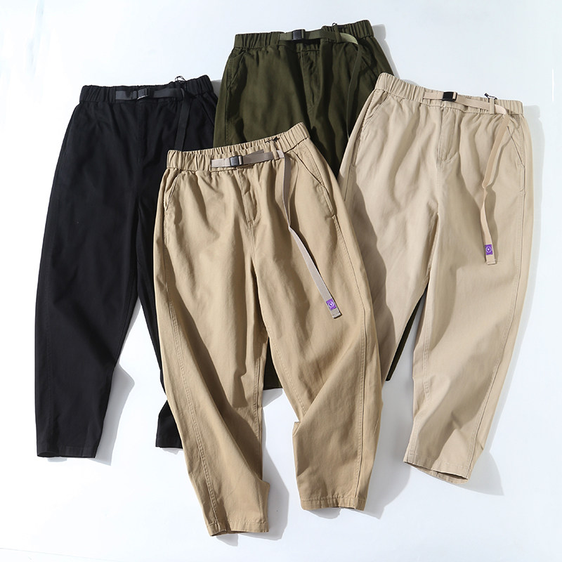 CityBoy日系工装裤子男春秋ins宽松直筒阔腿裤潮牌哈伦休闲裤