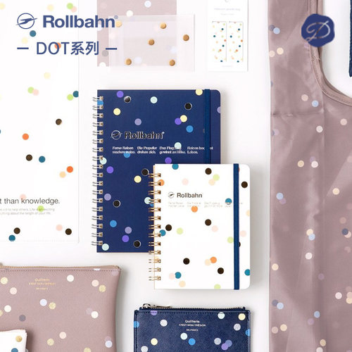 Delfonics笔记本子线圈方格商务