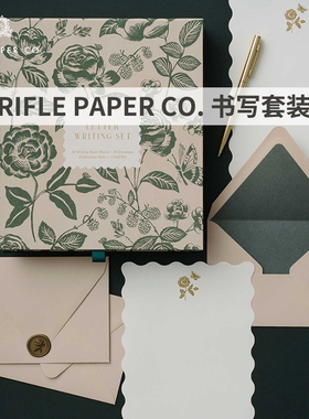 美国Rifle Paper Co.书写套装信封信纸封口贴精致送礼书写礼盒