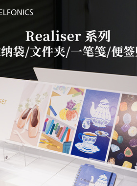 日本DELFONICS Realiser系列收纳袋文件夹便签贴迷你轻巧柔软便携