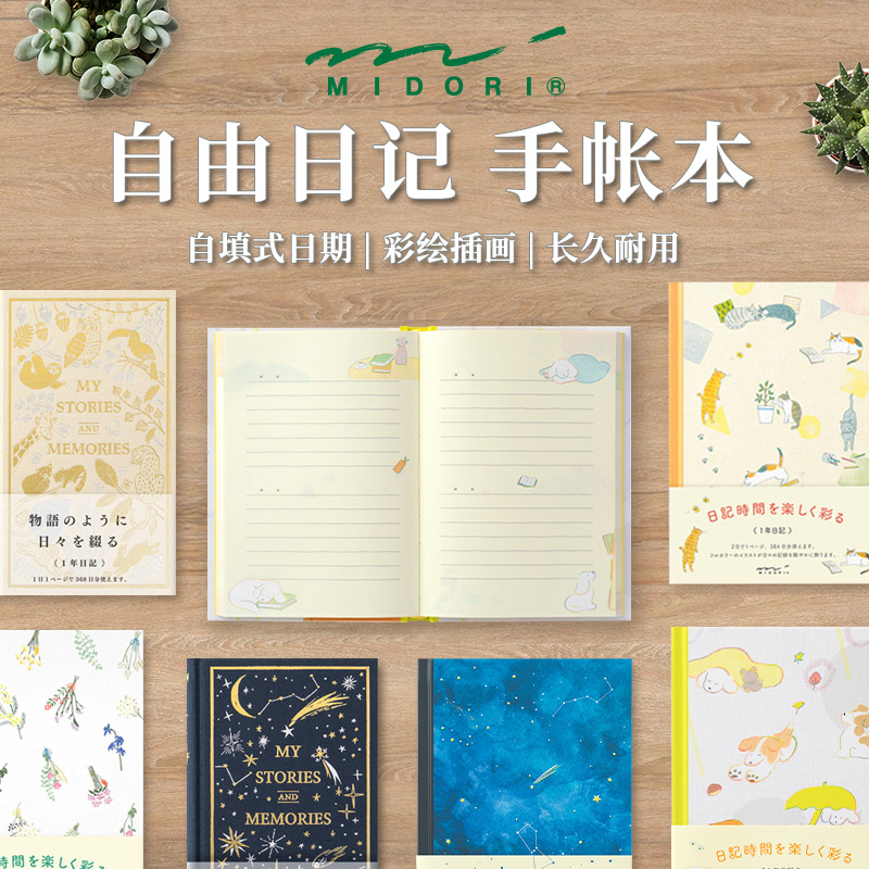 MIDORI自由日记自填日期