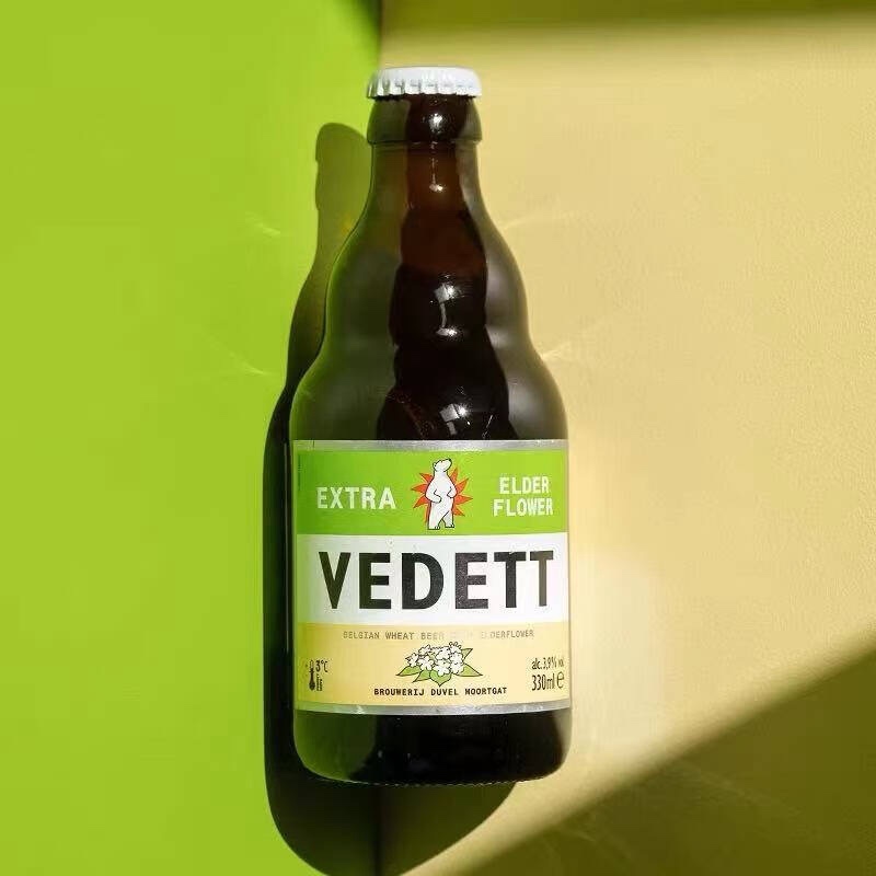 白熊接骨木味啤酒VEDETT 精酿啤酒 国产精酿 330ml包邮