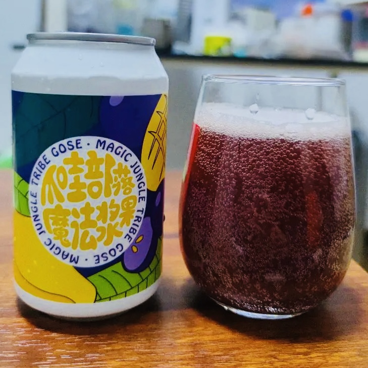 气泡实验室精酿爪哇部落黑加仑蓝莓古斯酸啤330ml包邮