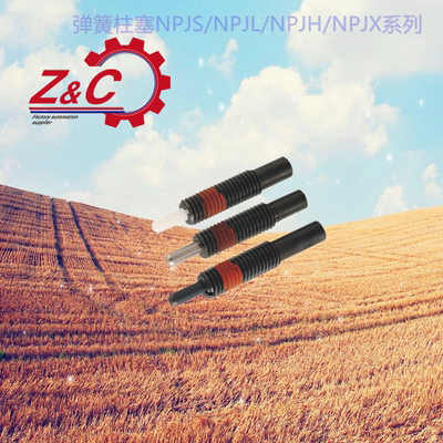弹簧顶丝/定位弹簧销/弹簧柱塞NPJS/NPJL/NPJH/NPJX3/4/5/6/8/10