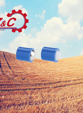 蓝色尼龙金属珠台阶玻珠替换PFSSN定位碰珠NPS3/4/5/6/8/10/12