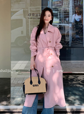 LS 休闲简约宽松百搭风衣外套 广州十三行2026春夏新品女装22101#