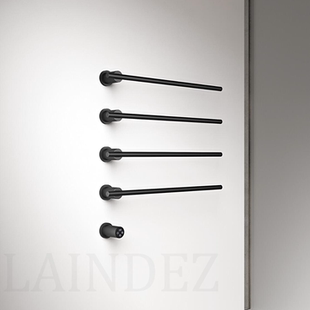 【全铜5级防水】暗装电热毛巾架卫生间家用碳纤维高端浴巾架智能