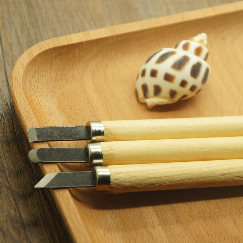 中性松木锰钢雕刻刀 手工木工雕刻刀具 学生美术橡皮章雕刻包邮
