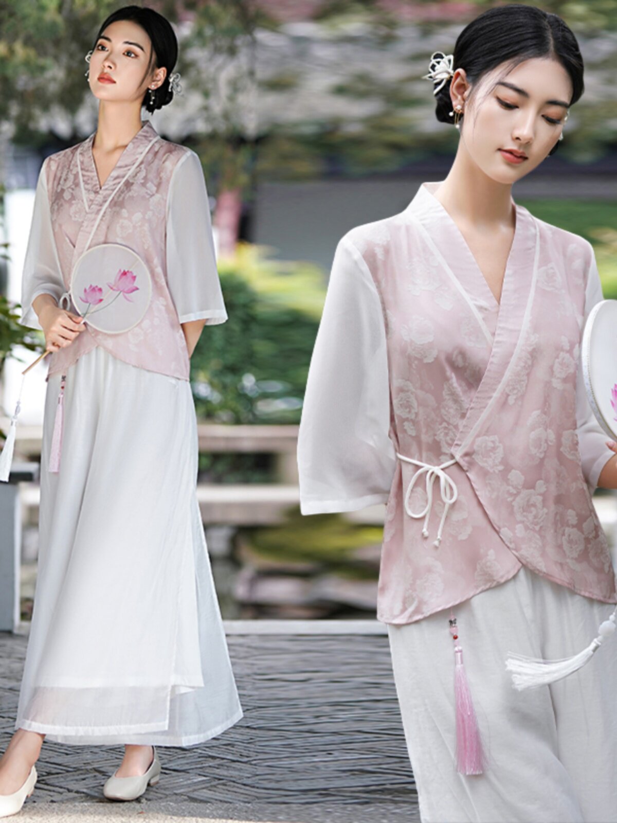 [8TH ANNIVERSARY CELEBRATION]NEW TANG COSTUME NEW CHINESE RETRO ETHNIC STYLE CHEONGSAM TOP ZEN TEA ART CLOTHING