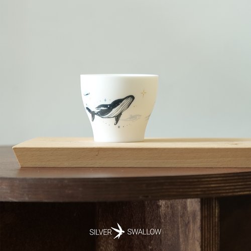 银时燕白玉瓷combo奶咖杯