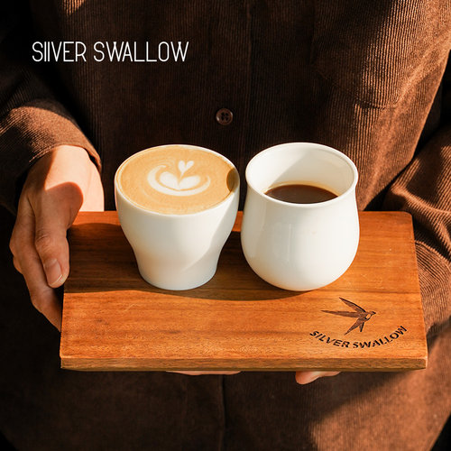 HA'COFFEE白玉瓷咖啡杯奶咖杯