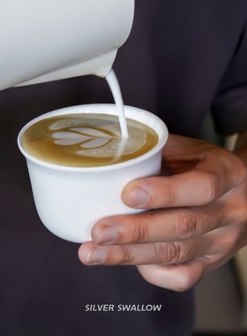 银时燕combo咖啡杯小奶咖杯手冲咖啡馆出品杯复古陶瓷手握杯