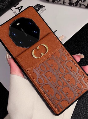 华为保时捷mate50rs手机壳mate60pro保护套新款全包防摔x5非凡大师卡包50pro/40/30典藏版高级感x3x2男女适用