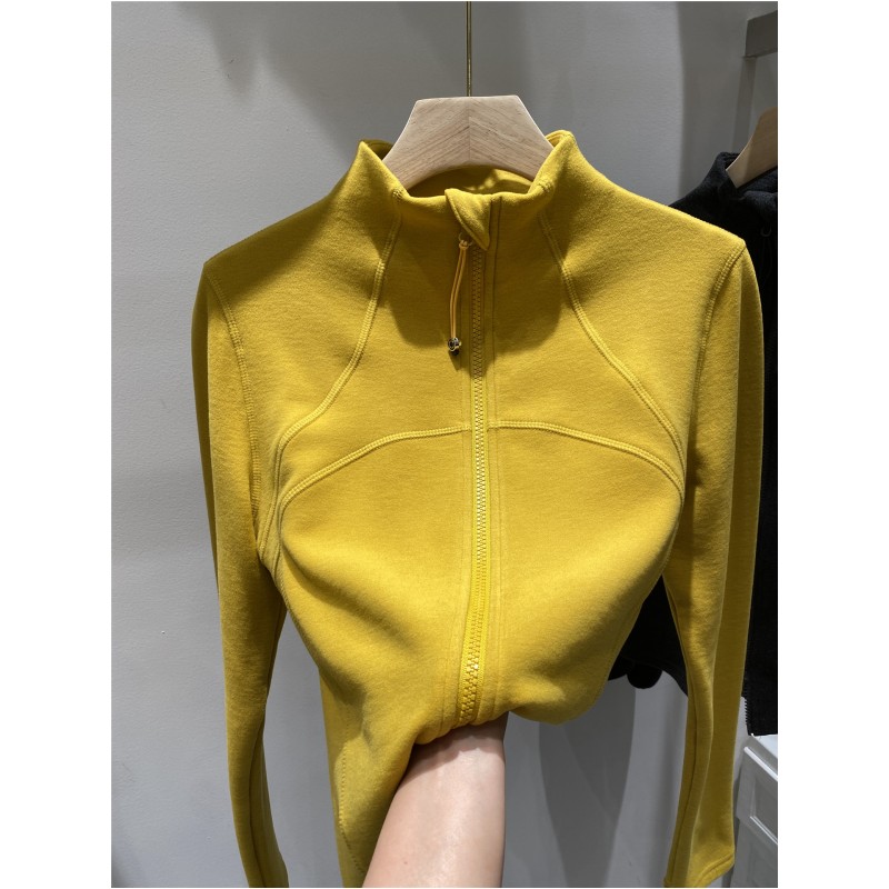 2025年秋季新款立领双拉链短外套女韩版显瘦百搭高级感卫衣上衣潮