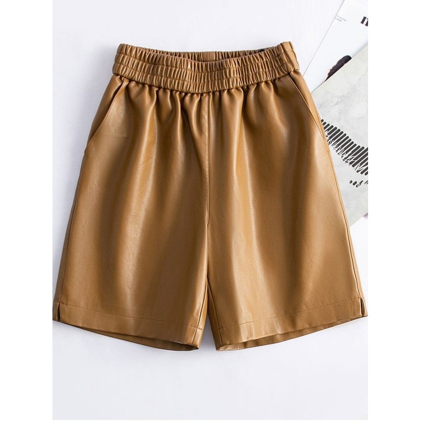 2025秋新款真皮皮裤女松紧高腰宽松阔腿裤绵羊皮短裤外穿直筒靴裤,女装/女士精品,休闲裤,淘宝优惠券,粉丝福利购,淘宝优惠卷