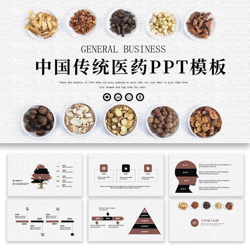 中医养生文化讲座PPT模板中草药饮食健康保健针灸医学汇报告