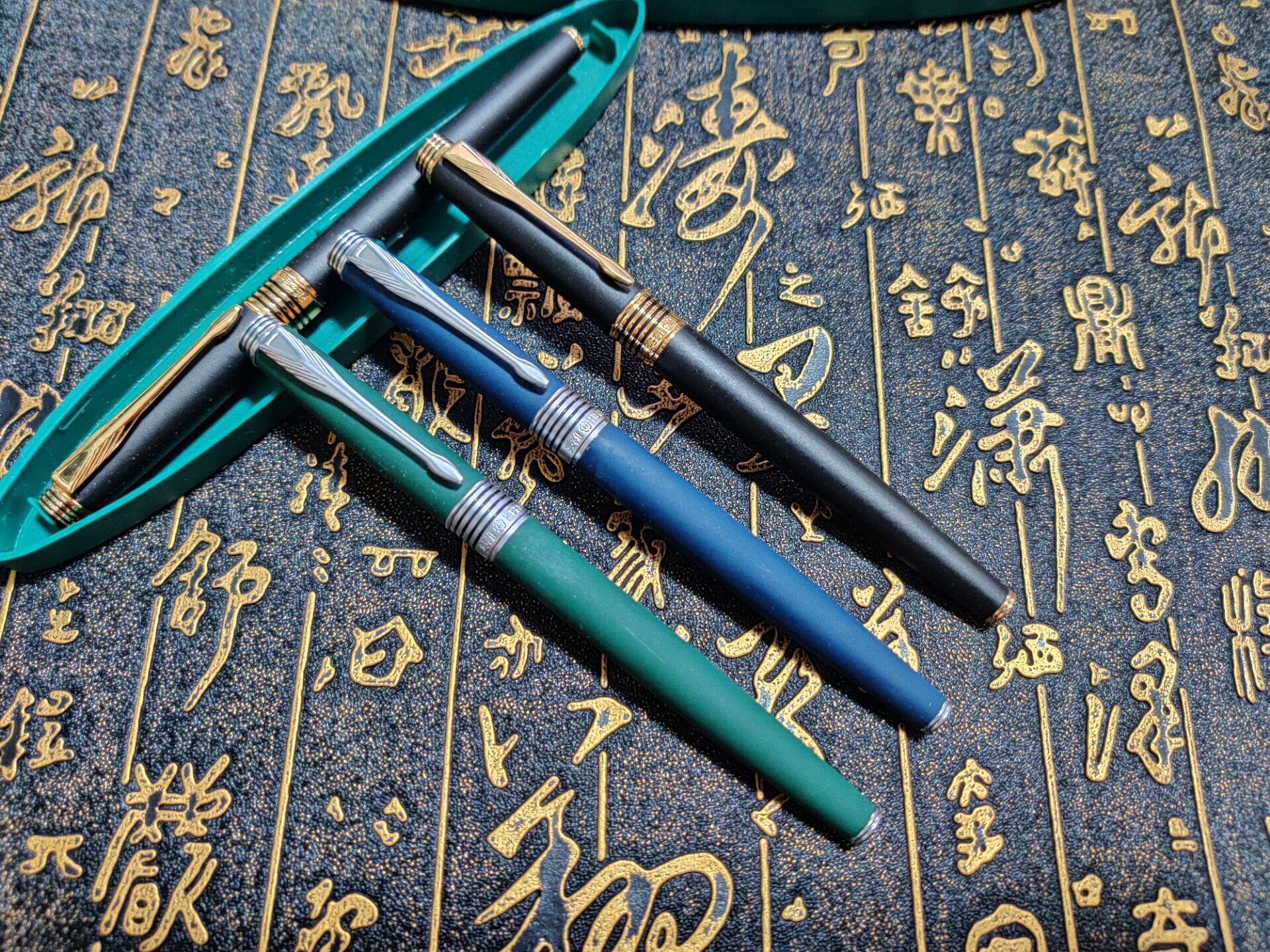全新库存英雄399钢笔26明尖练字书写优选全钢材质经典老国笔带盒