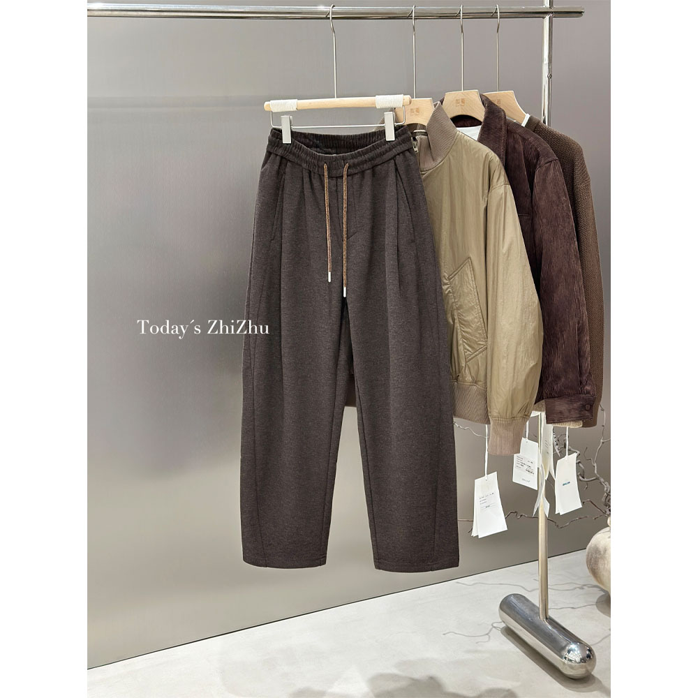 高级感羊毛混纺休闲裤