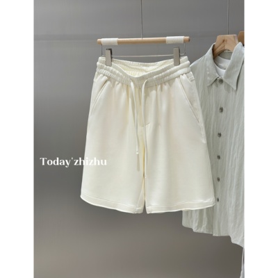 高品质百搭休闲慵懒风针织短裤