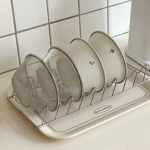 韩系ins风不锈钢迷你洗菜沥水篮