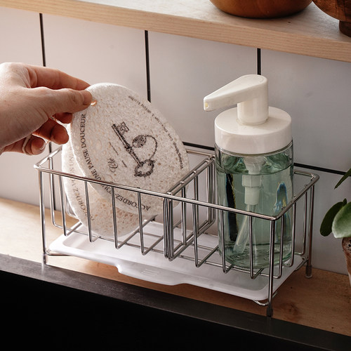 不锈钢水槽海绵沥水篮LYMTICS