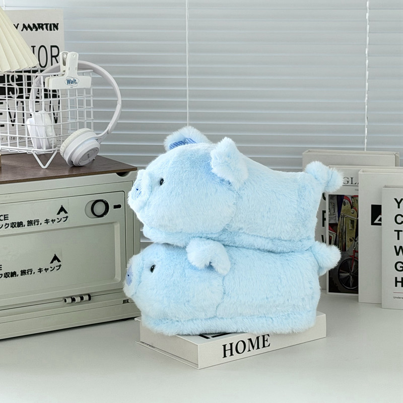 情侣学生棉拖鞋男女冬季新款丑萌可爱室内居家厚底保暖毛绒棉鞋