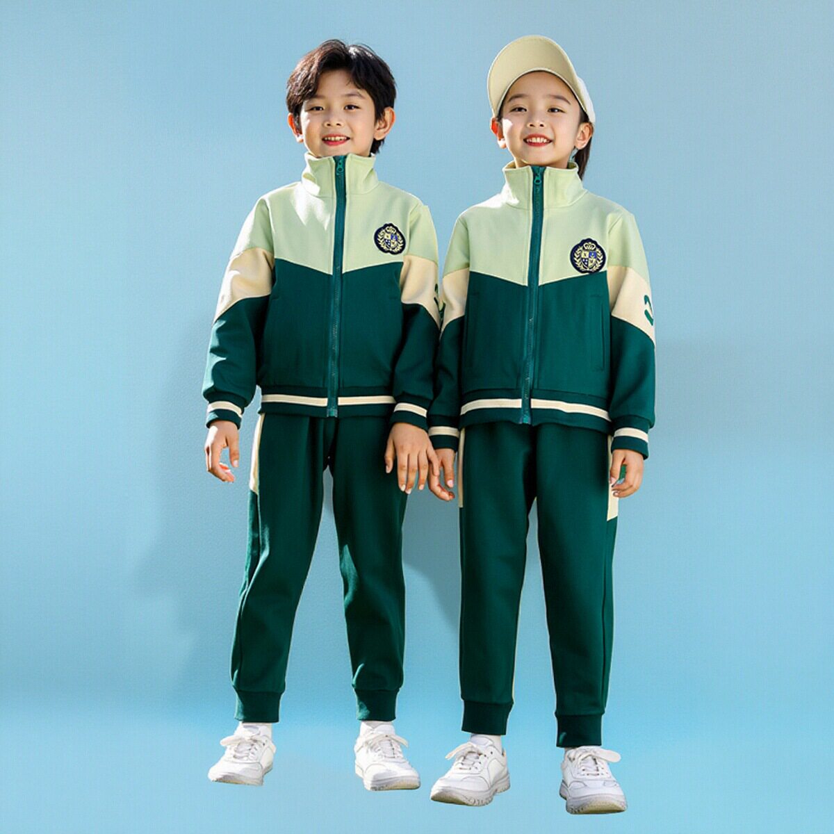 小学生校服春秋幼儿园园服运动班服套装夏季儿童休闲三件套毕业照