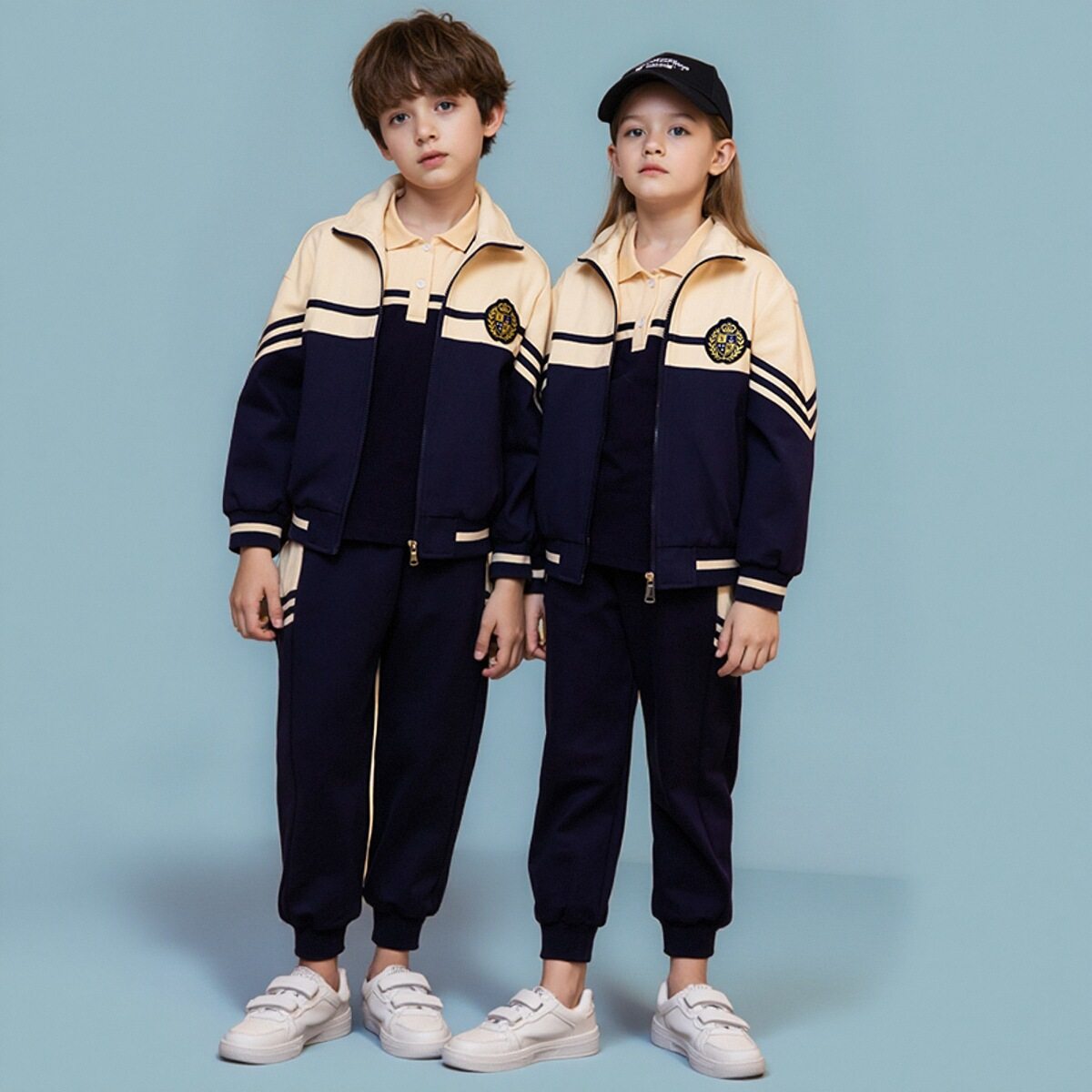 小学生校服套装春秋季男女生运动会班服三件套幼儿园园服老师服装