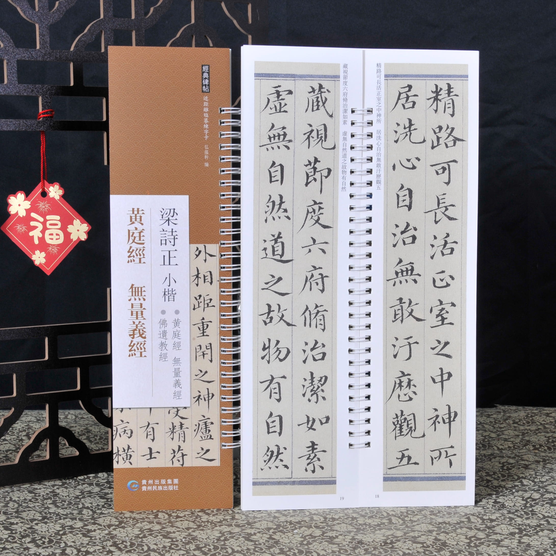 梁诗正 小楷黄庭经 无量义经经典碑帖近距离书法临摹字卡书法字帖
