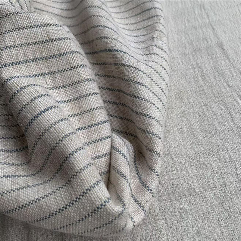比利时进口加厚重垂原麻色底色织条纹背面加固亲肤外套沙发套布料,居家布艺,海绵垫/布料/面料/手工diy,淘宝优惠券,粉丝福利购,淘宝优惠卷