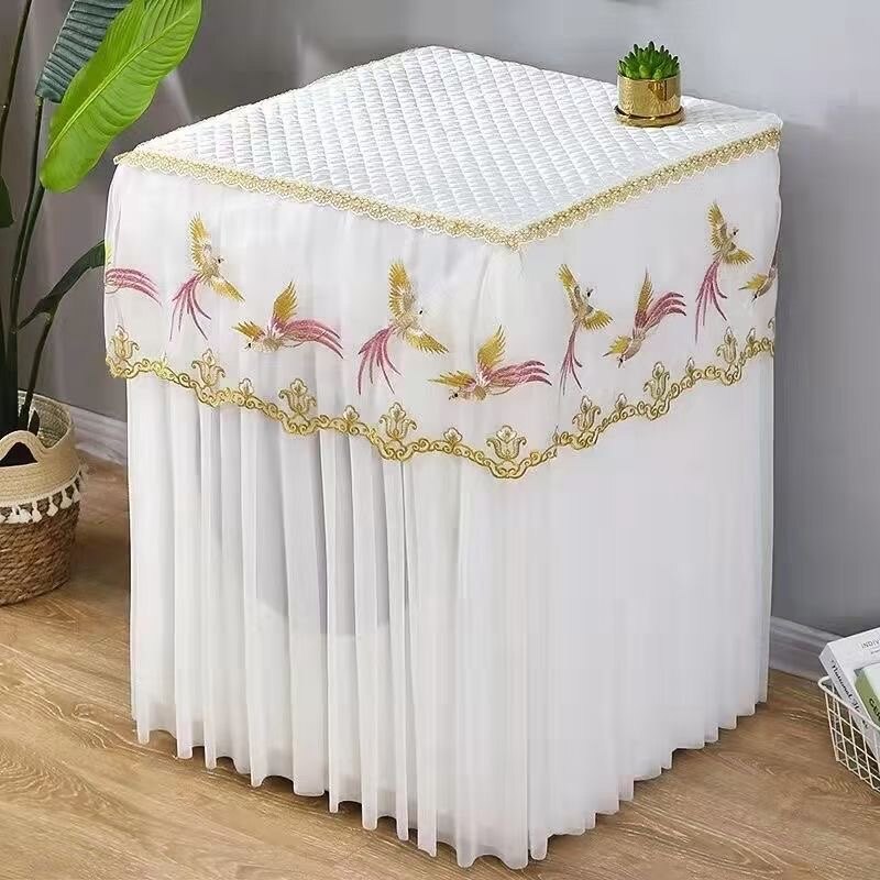 蕾丝滚筒波轮双缸洗衣机防晒罩洗烘一体机防晒罩订制鸟笼罩书柜罩