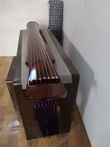 热销黑檀配件鹿角霜古琴适合初学者使用