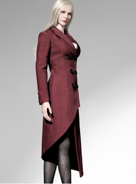 POP COSTUME 1/6 女风衣 X38-ABC 共3款 黑色 蓝色 红色