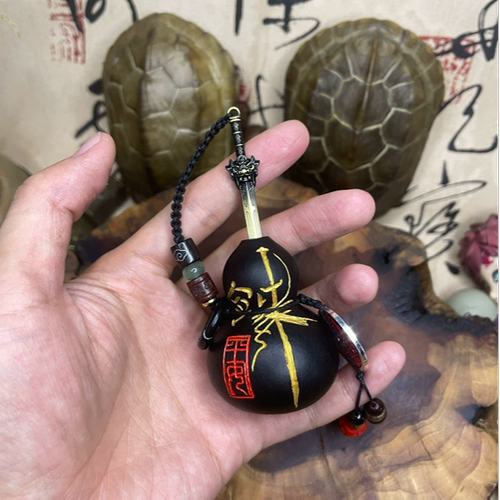 剑来养剑葫芦天然文玩葫芦手把件手工雕刻剑来平安配山鬼花钱逆鳞