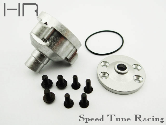 HR Traxxas Slash 4X4 LCG高低重心通用铝合金中差速壳