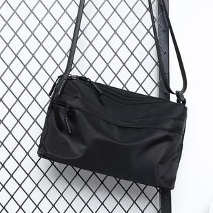 单肩包男斜挎包男女通用帆布小包高级感牛津布大容量防水休闲男包